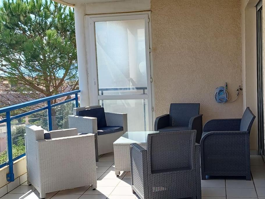 Plain-Pied, Terrasse, Piscine, Pleine Vue Mer, Plage A 6' A Pied, Parking, Wifi Fleury (Aude) Exterior foto
