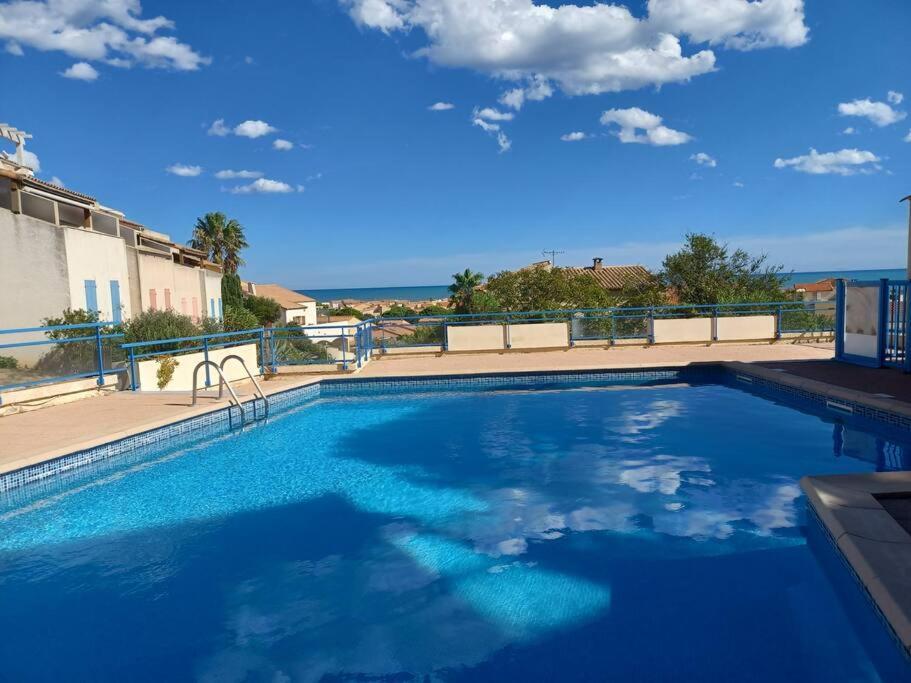 Plain-Pied, Terrasse, Piscine, Pleine Vue Mer, Plage A 6' A Pied, Parking, Wifi Fleury (Aude) Exterior foto