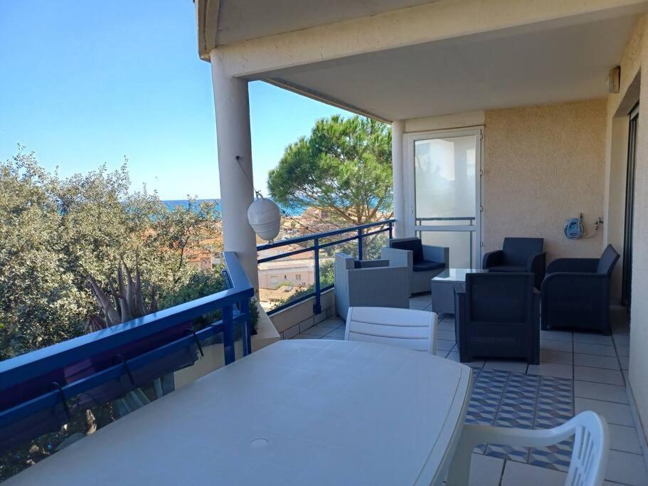 Plain-Pied, Terrasse, Piscine, Pleine Vue Mer, Plage A 6' A Pied, Parking, Wifi Fleury (Aude) Exterior foto