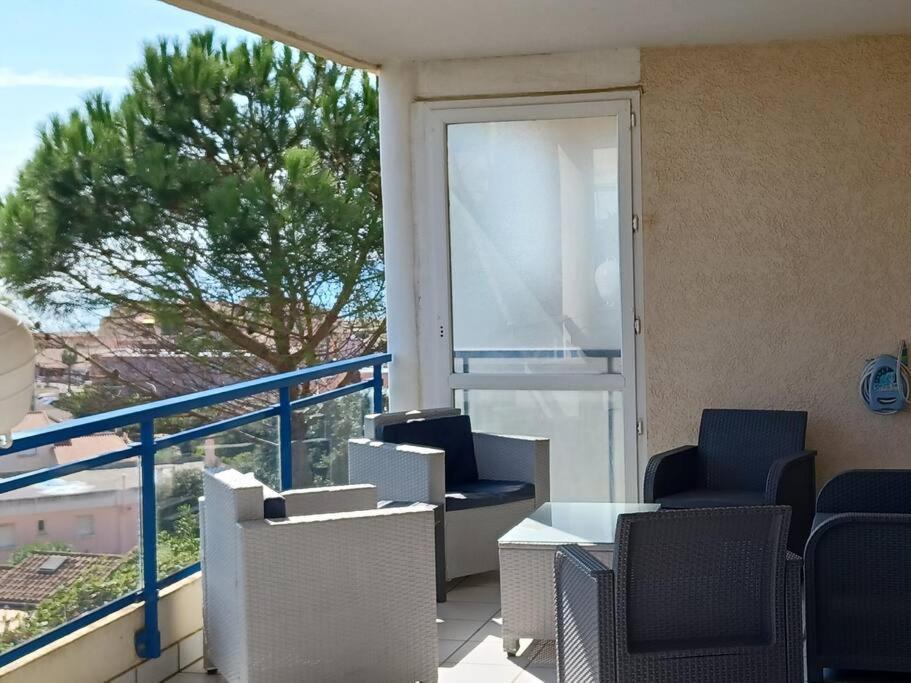 Plain-Pied, Terrasse, Piscine, Pleine Vue Mer, Plage A 6' A Pied, Parking, Wifi Fleury (Aude) Exterior foto