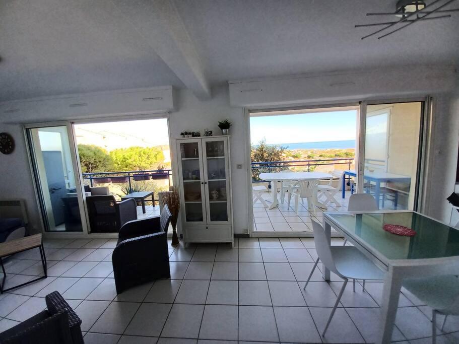 Plain-Pied, Terrasse, Piscine, Pleine Vue Mer, Plage A 6' A Pied, Parking, Wifi Fleury (Aude) Exterior foto