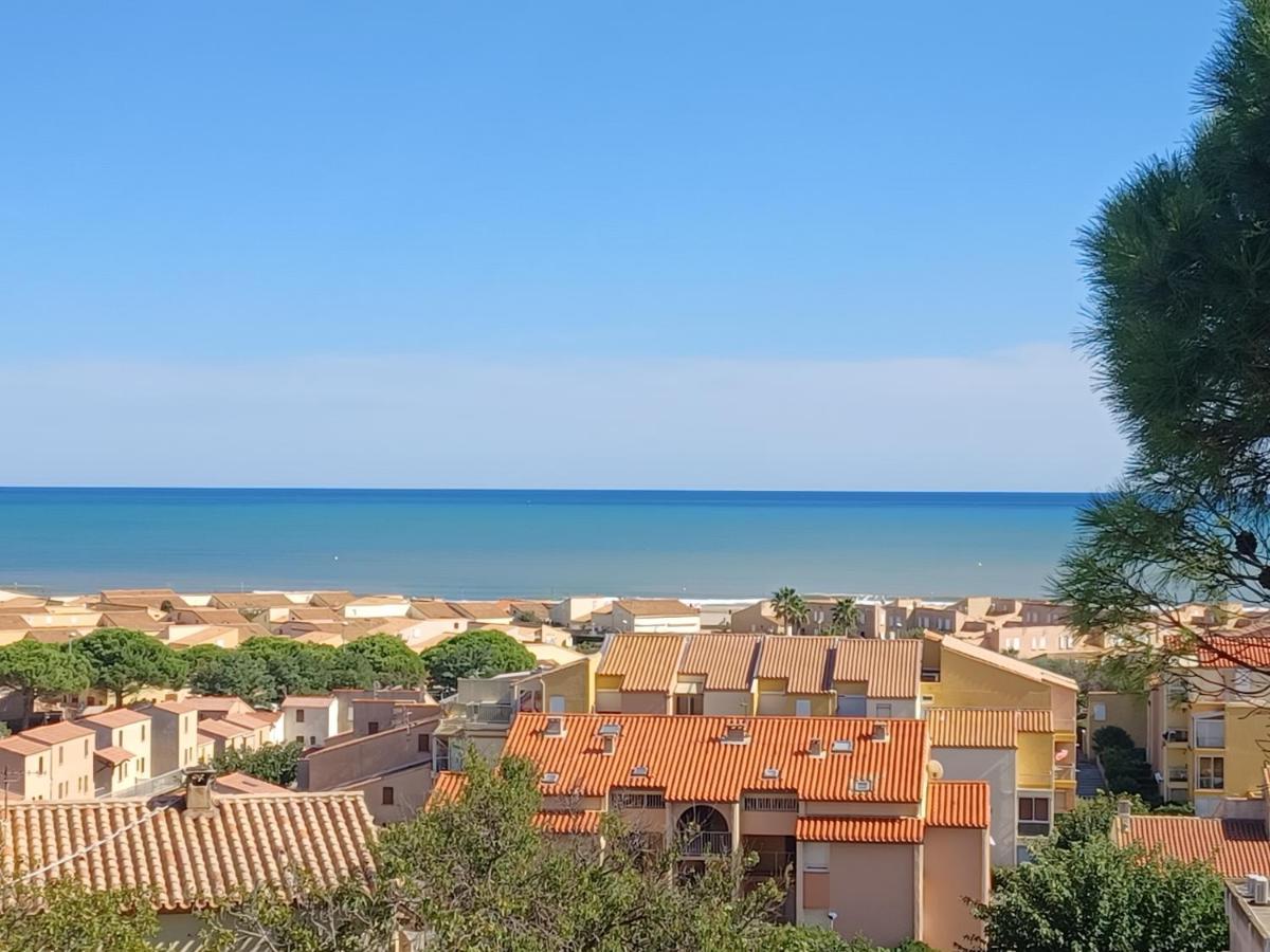 Plain-Pied, Terrasse, Piscine, Pleine Vue Mer, Plage A 6' A Pied, Parking, Wifi Fleury (Aude) Exterior foto